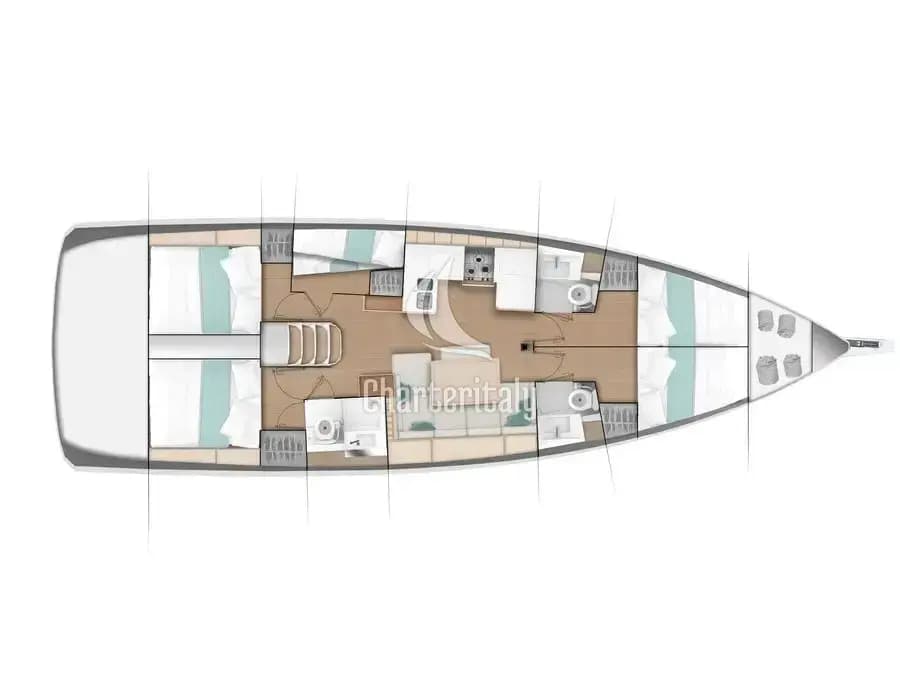 Sun Odyssey 49 - Corcho XIV - 4
