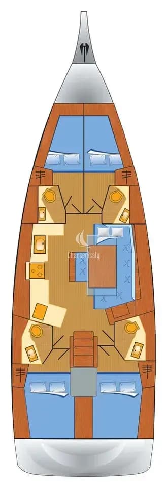 Oceanis 46.1 - 4 cab. - Artemis - 2