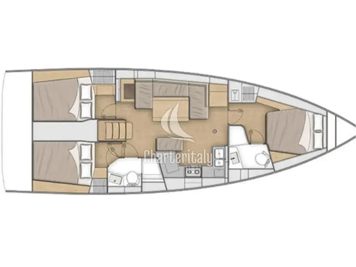 Oceanis 40.1 - Moorings 42.3 Club - 2