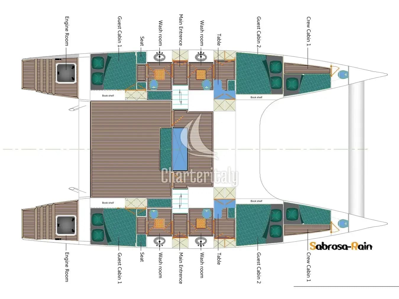 Catamaran - Crystal (Cabin 4) - 4