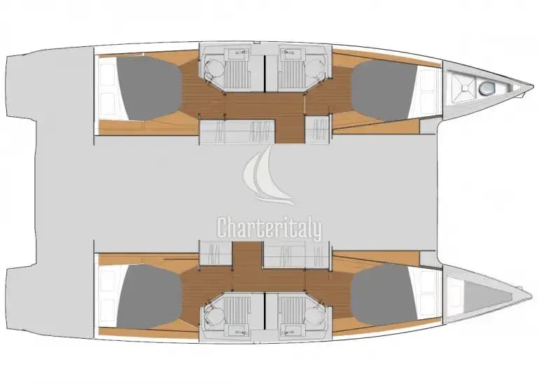 Fountaine Pajot Astrea 42 - 4 + 1 cab. - Agitation - 2