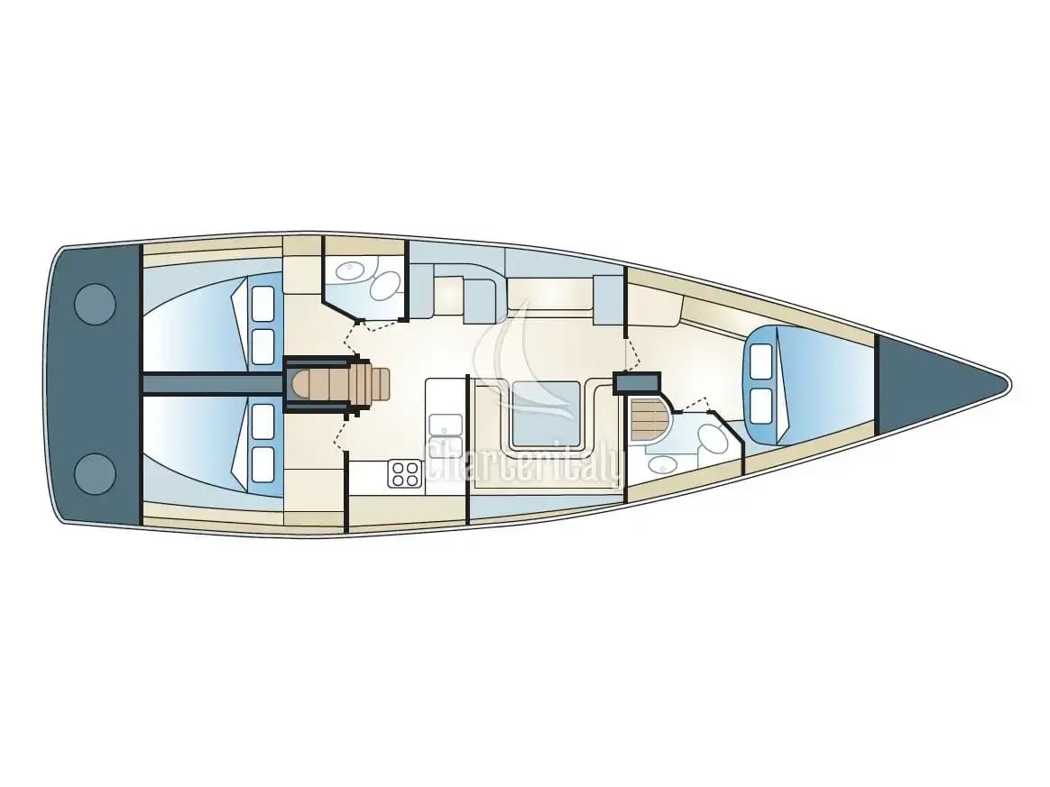 Elan 450 - Carolina - cabin 2 - 14