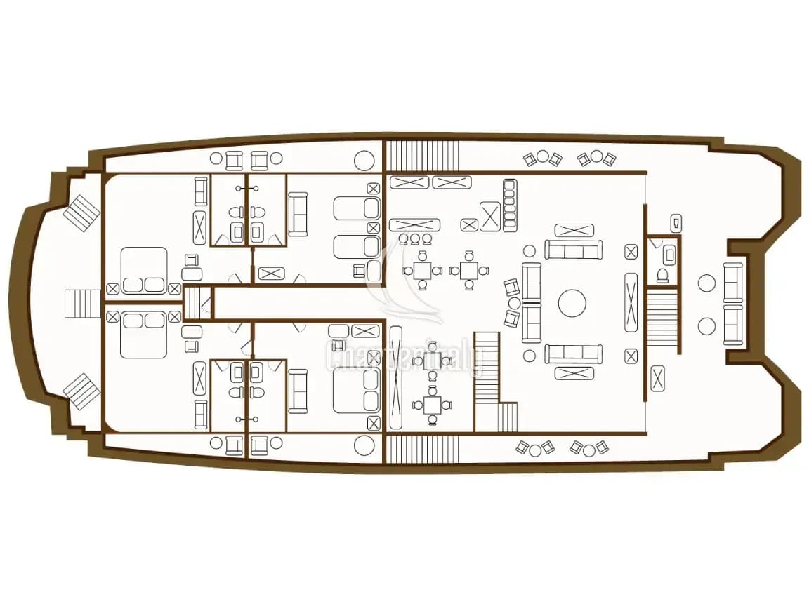 Power Catamaran - Elite - Cabin 1 - 4