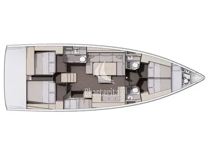 Dufour 470 - Fortuna - Water maker, Solar Panel - 3