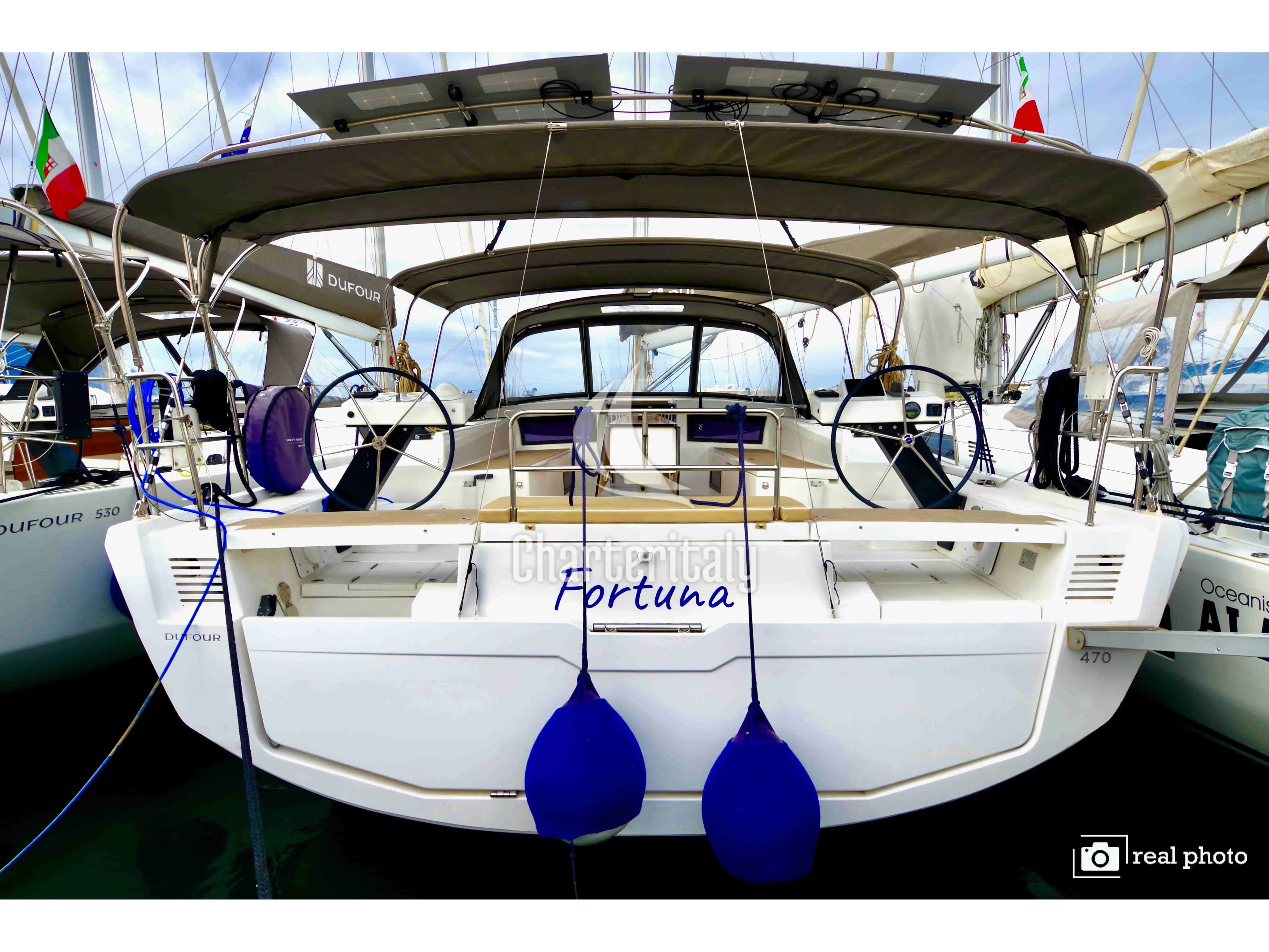 Dufour 470 - Fortuna - Water maker, Solar Panel - 1