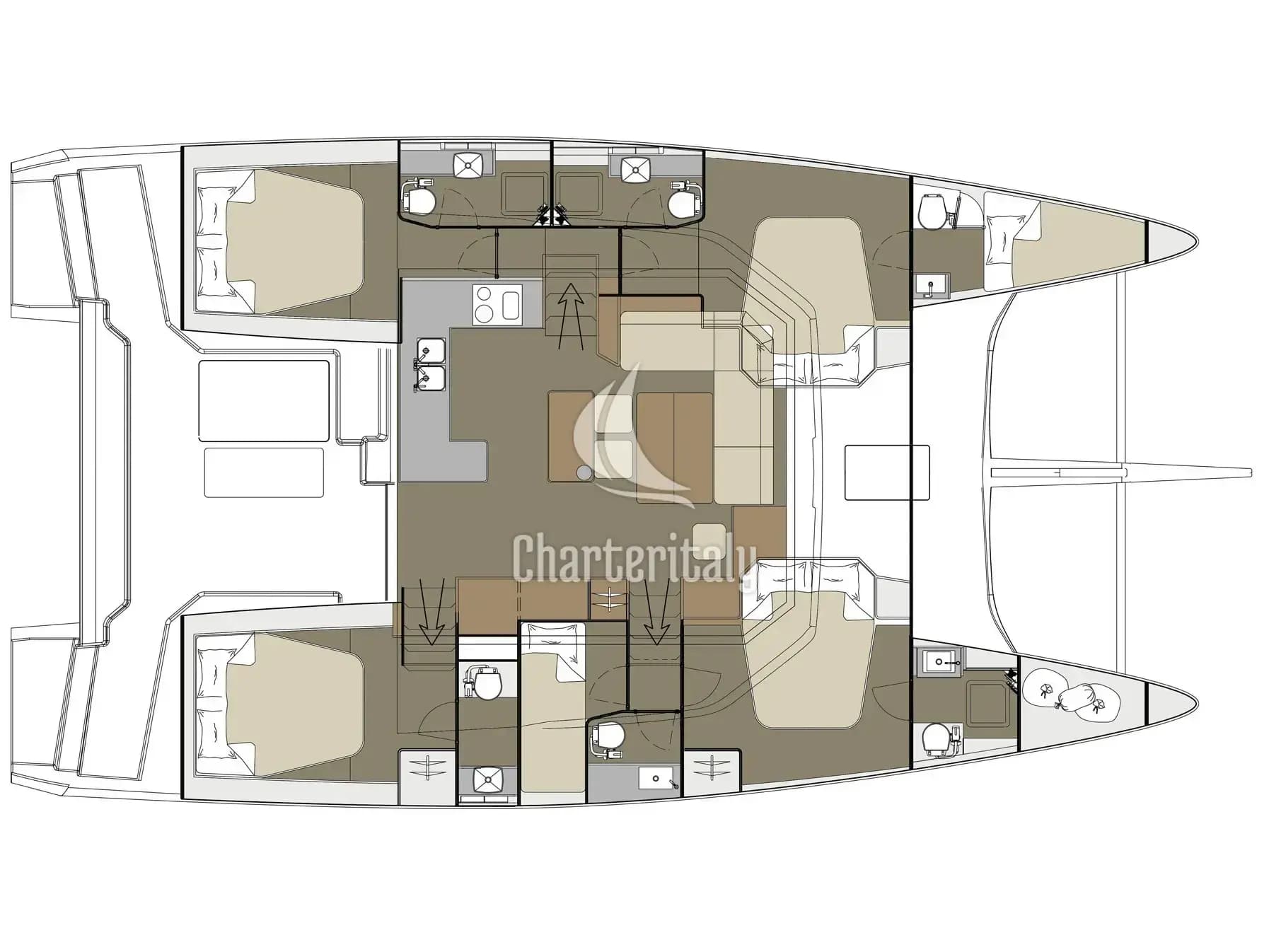 Dufour Catamaran 48 - Oblivion Planet - 9