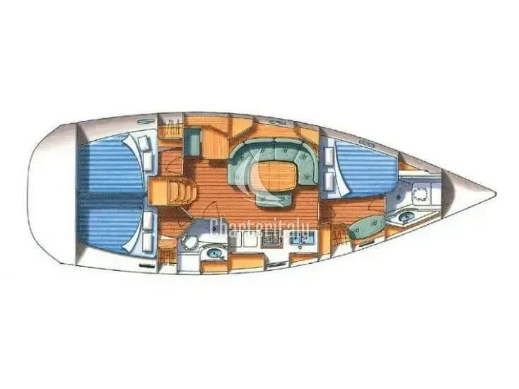 Oceanis 393 - Aeolian Too (Solar, heating, Plotter) - 14