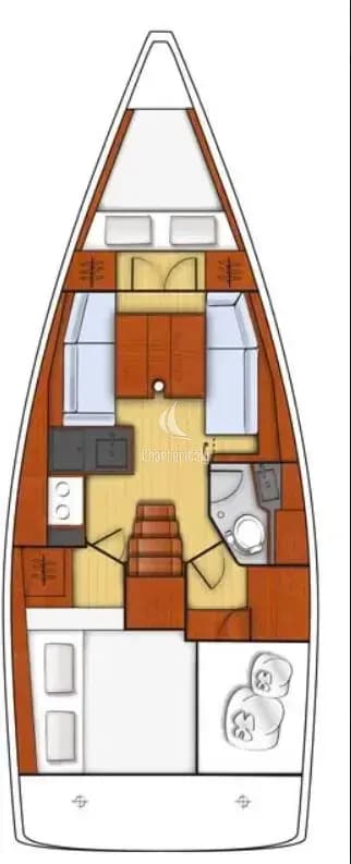 Oceanis 35.1 - 2 cab. - Albarosa - 2