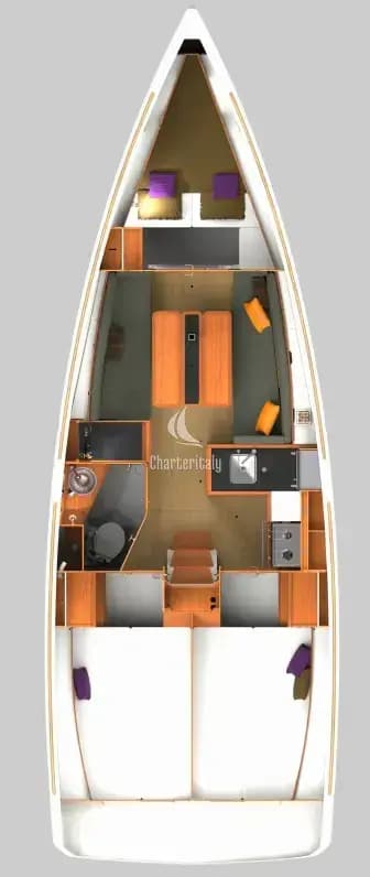 Sun Odyssey 349 - 3 cab. - Siberia - 2