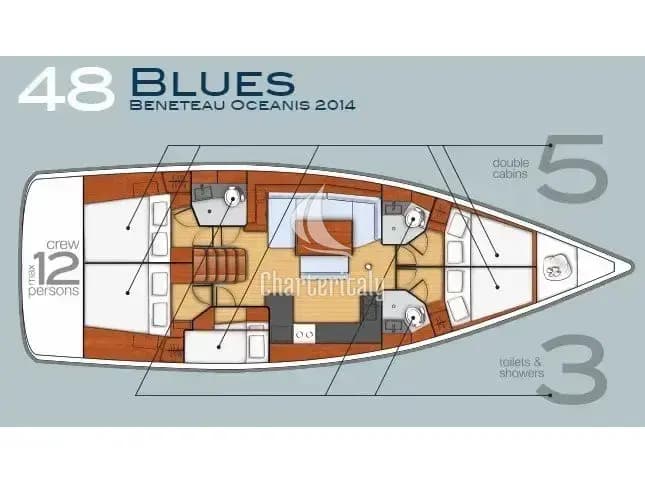 Oceanis 48 - Blues - 4