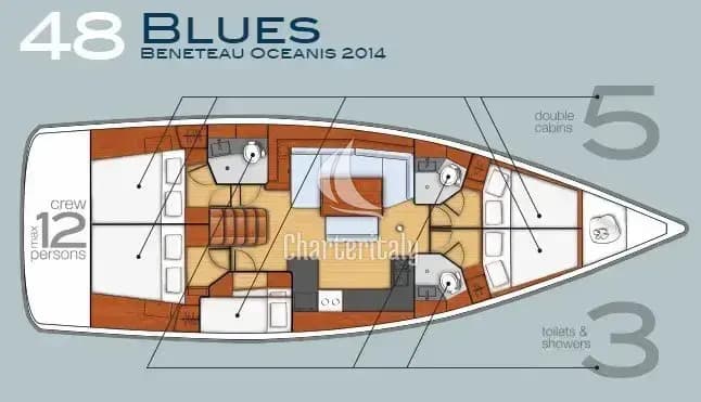Oceanis 48 - Blues - 17
