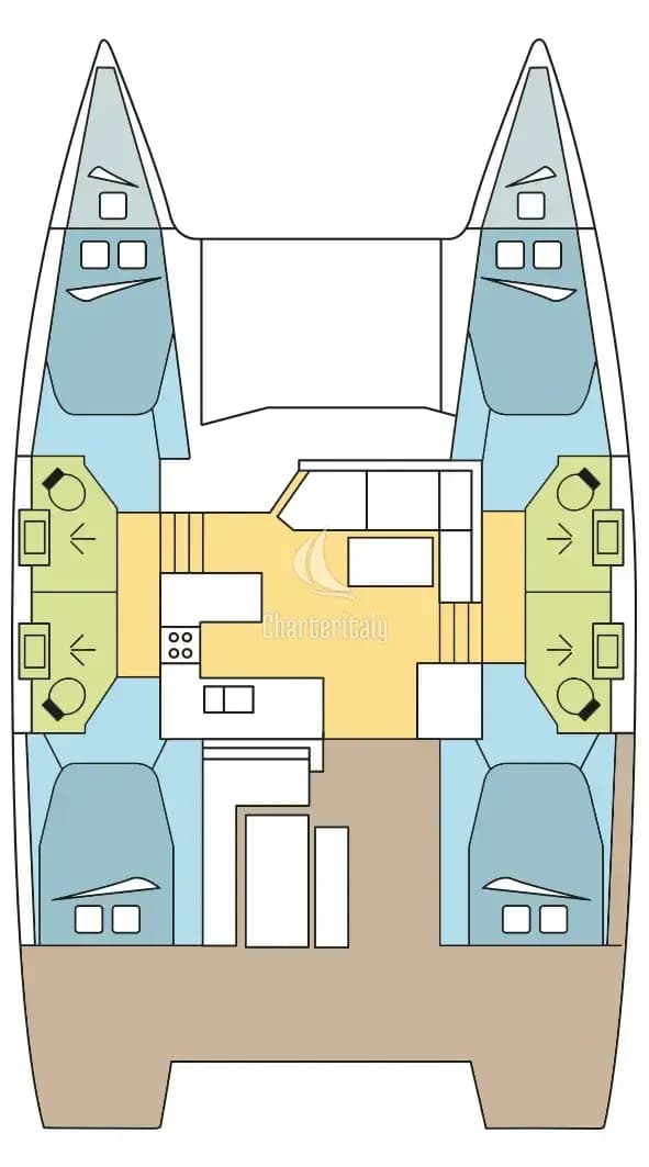 Fountaine Pajot Astrea 42 - 4 + 2 cab. - STELLA  I - 2