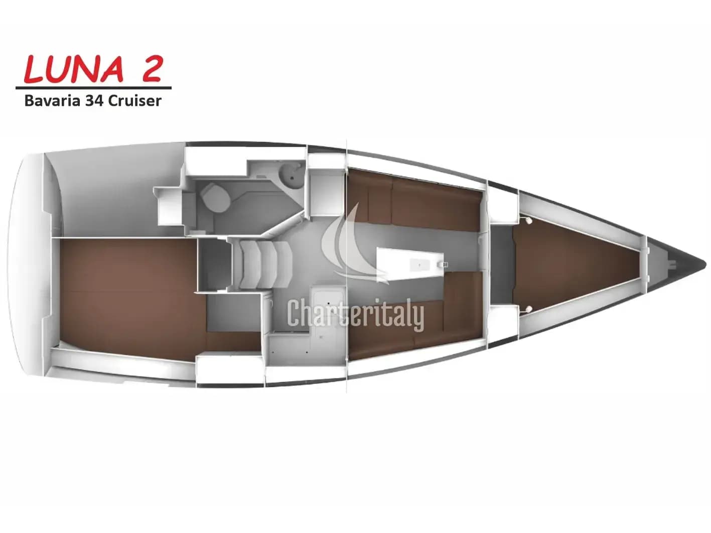 Bavaria 34 Cruiser - Luna 2 - 12
