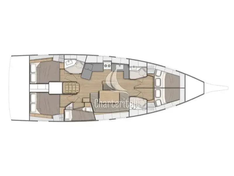 Oceanis 46.1 - Emma -  Water maker, Solar Panel - 3