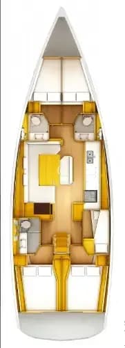 Sun Odyssey 519 - 5 cab. - Perro Blanco - 2