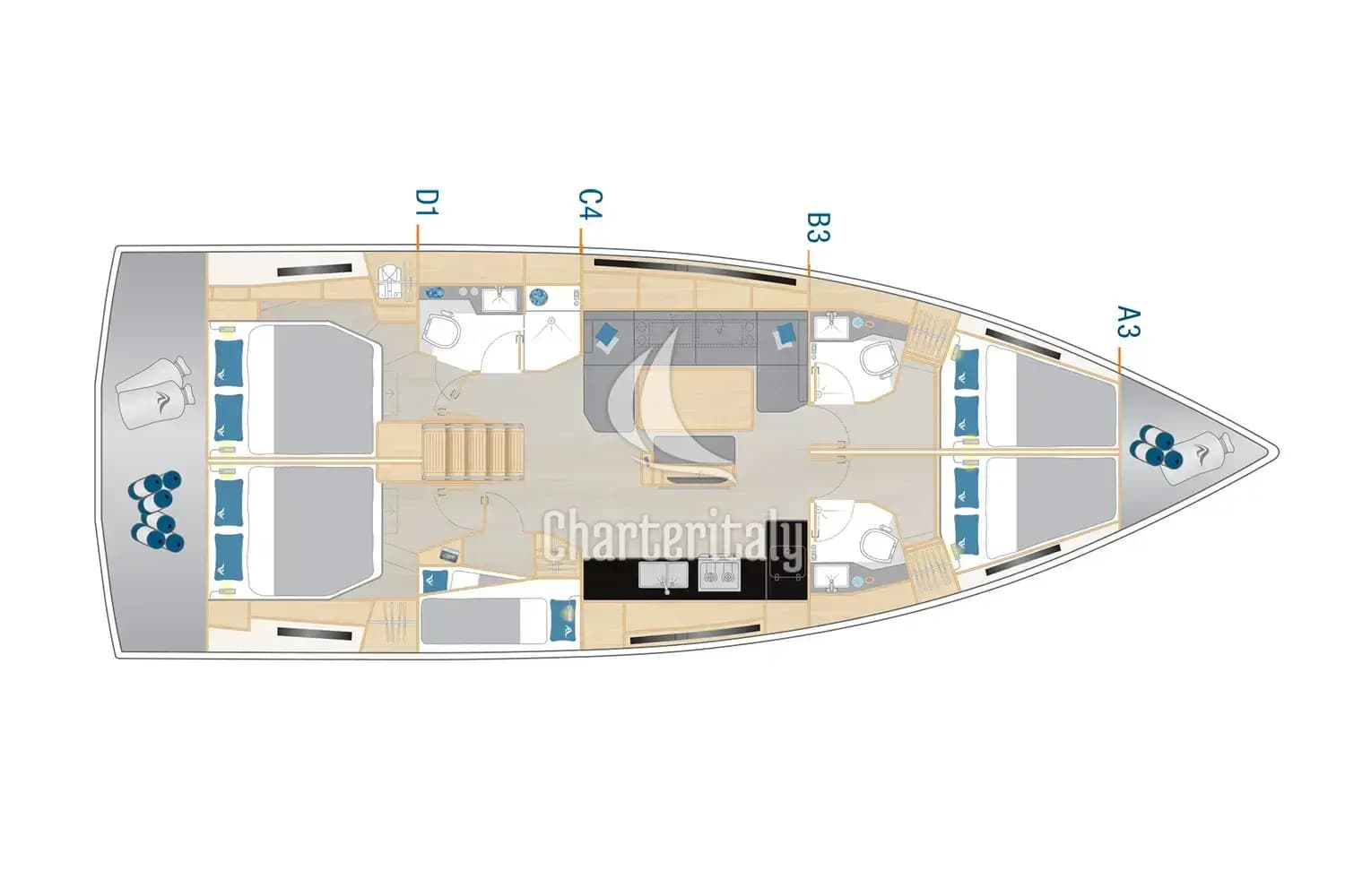 Hanse 460 - Aroha - 2