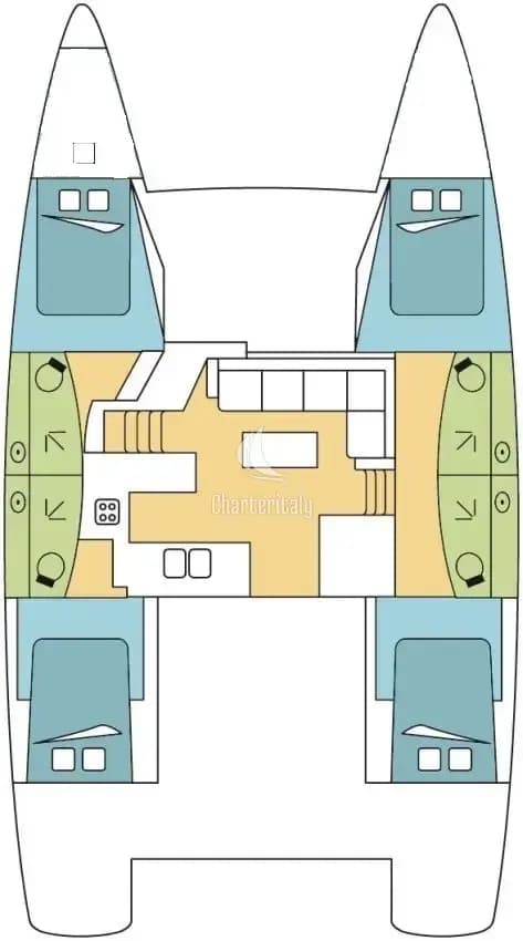 Fountaine Pajot Elba 45 - 4 cab. - FOLLOW THE SUN - 2