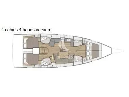 Oceanis 46.1 - Aurora - 9