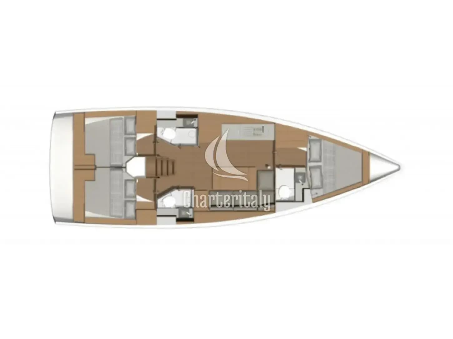 Dufour 390 Grand Large - Maestro ( The boat is located in the Port of Sivota, Lefkada ) - 2