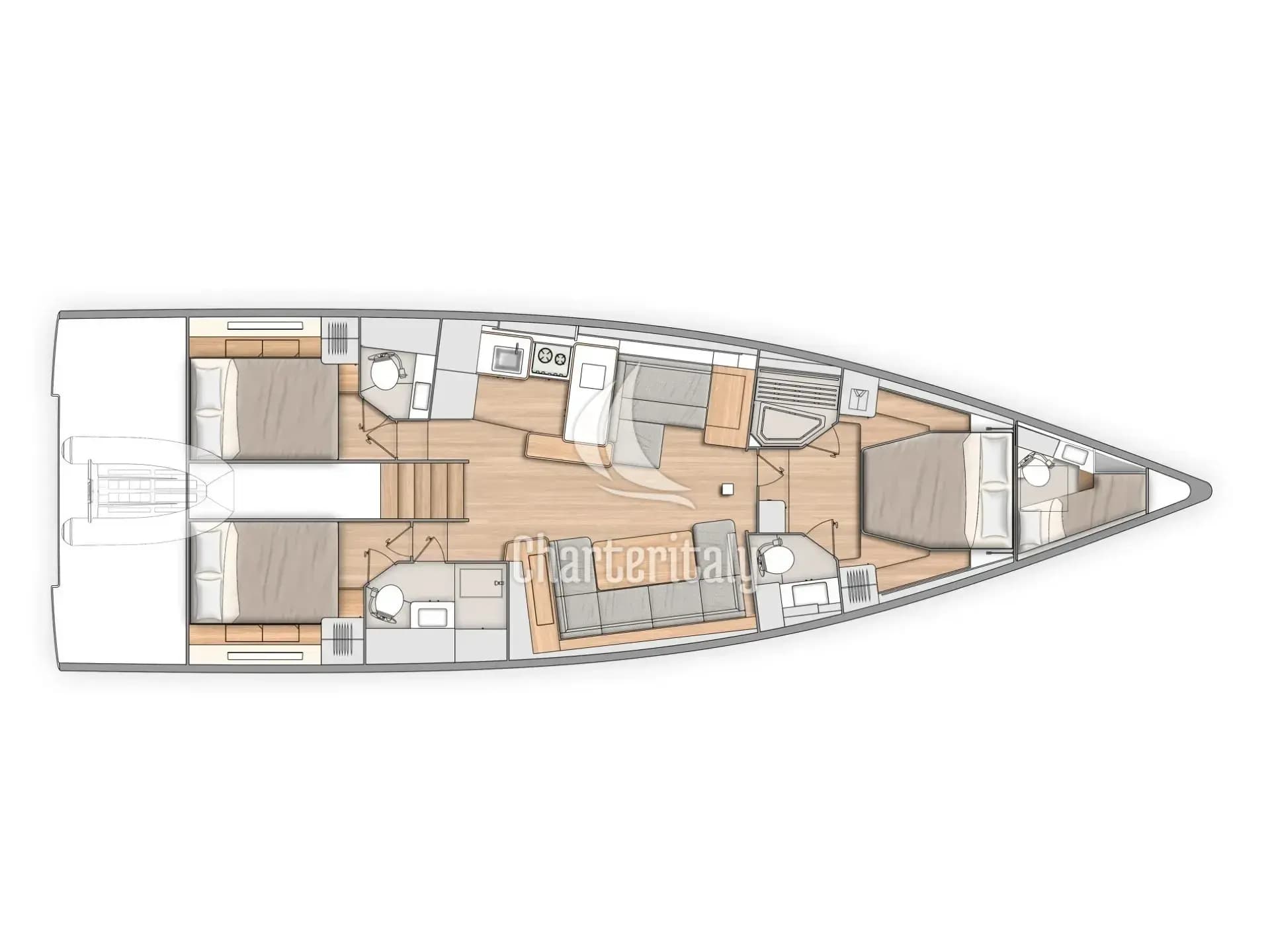 Oceanis Yacht 54 - BIG BLUE - 19