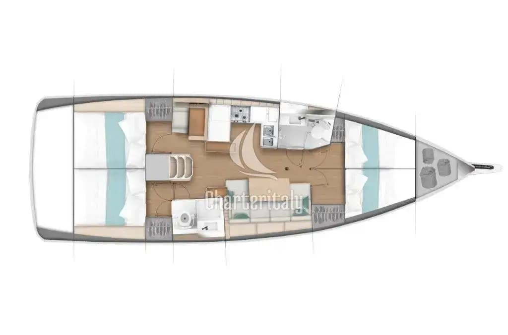 Sun Odyssey 440 - 4 cab. - Almyra 440 - 2