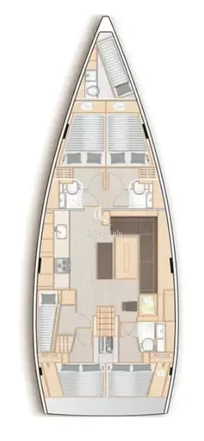 Hanse 508 - 5 + 1 cab. - Artemis - 2
