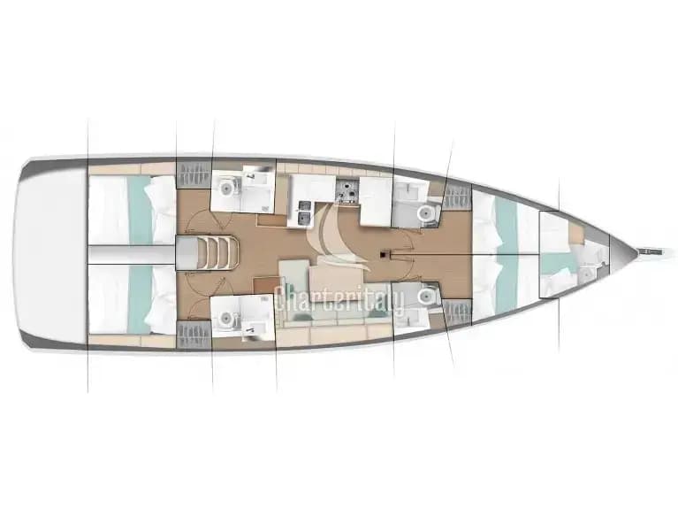 Sun Odyssey 490 - Caruso - 12