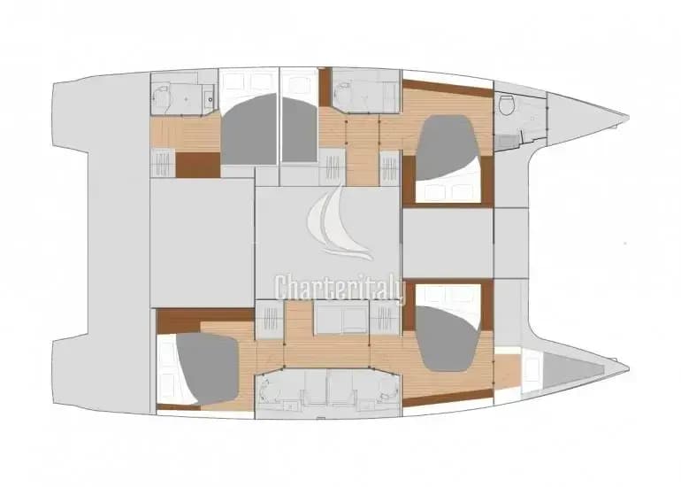 Fountaine Pajot Saona 47 Quintet - 5 + 1 cab. - Maravelle - 2