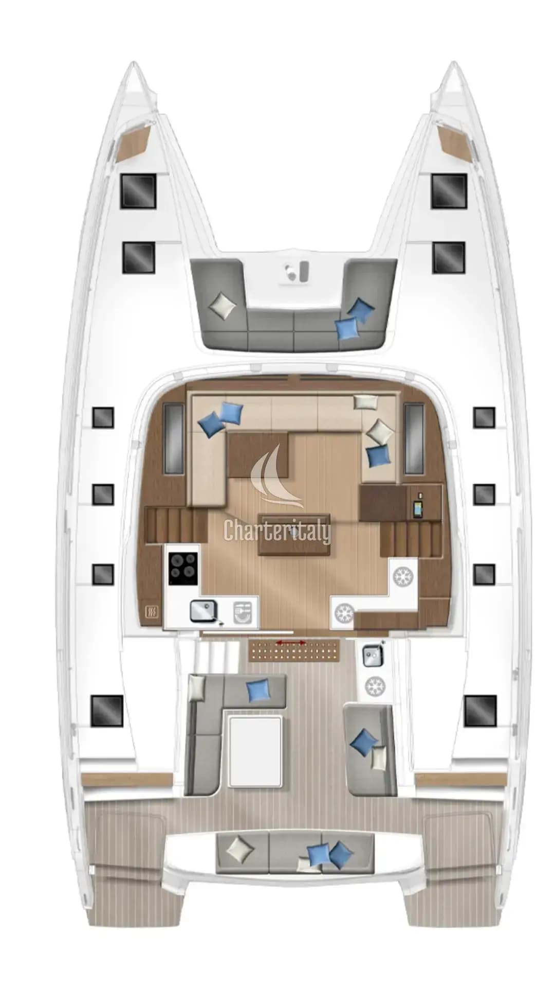Lagoon 50 - 5 + 2 cab. - Nauti Cat - 2