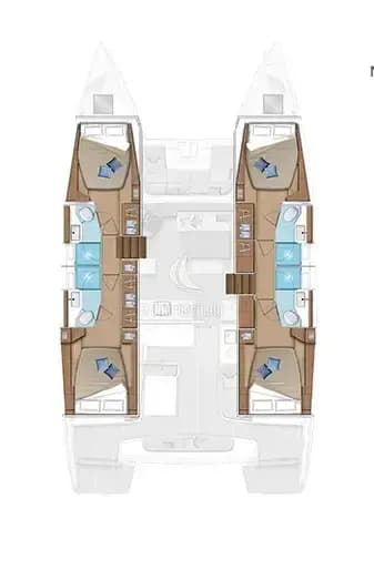 Lagoon 46 - 4 + 2 cab. - Ervis - 2
