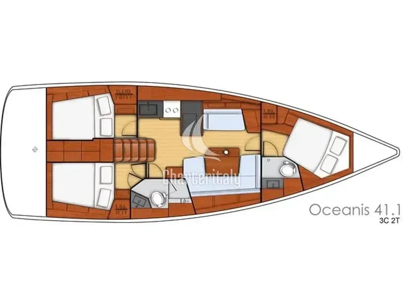 Oceanis 41.1 - Cicala Sapiente - 2