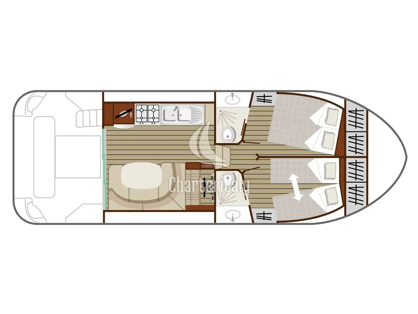 Nicols Estivale Quattro B - Cruiser Premium 4/6 Pers. - 7