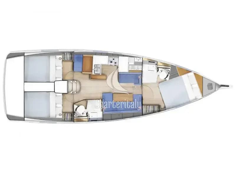 Sun Odyssey 410 - Aquamarine - 2