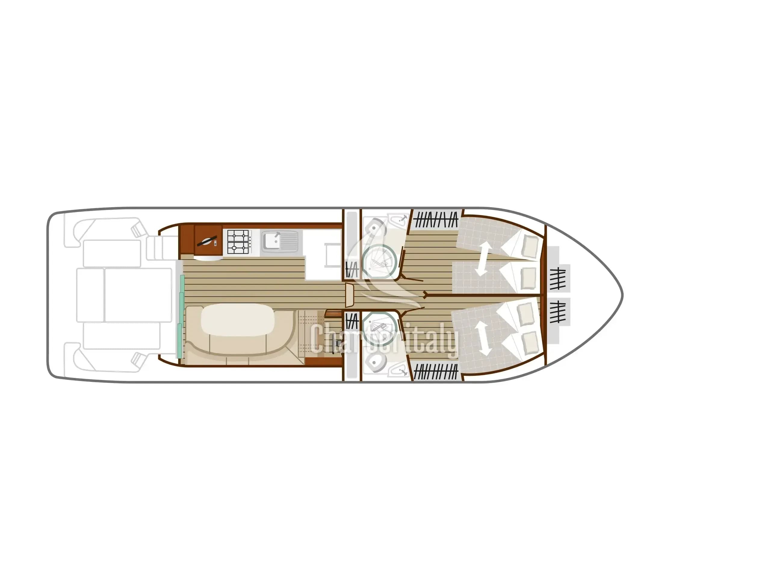 Nicols Estivale Sixto Prestige C - Cruiser Premium+ 4/6 Pers. - 4