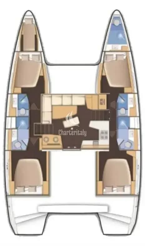 Lagoon 40 - 4 + 1 cab. - Trinacria - 2