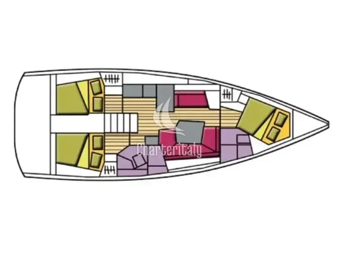 Oceanis 41.1 - Achemar - 9