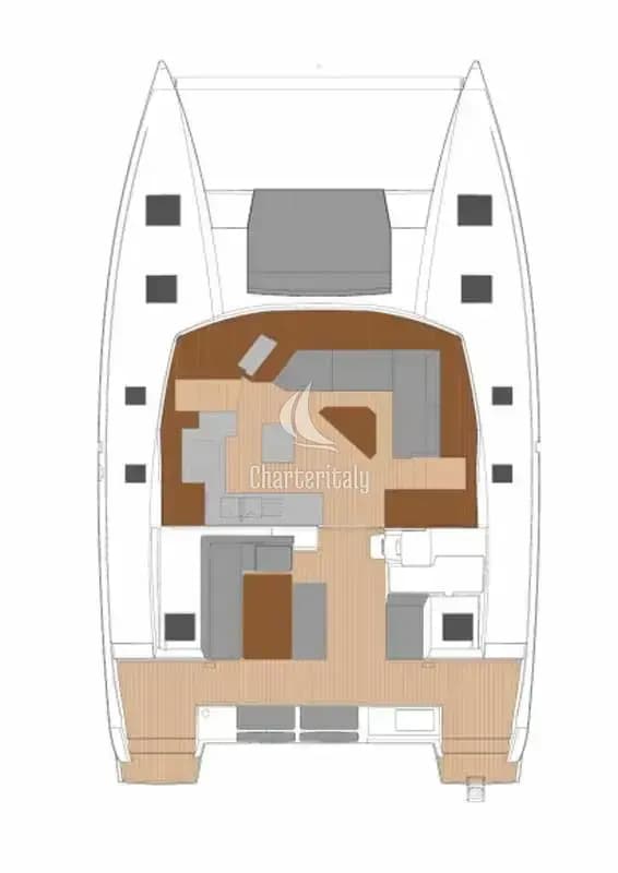 Fountaine Pajot Saona 47 Quintet - 5 + 1 cab. - Aquarius - 2