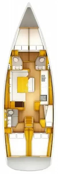 Sun Odyssey 509 - 5 cab. - Aqua Kiss - 2