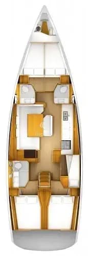 Sun Odyssey 519 - 5 + 1 cab. - GILLEPSIE - 2