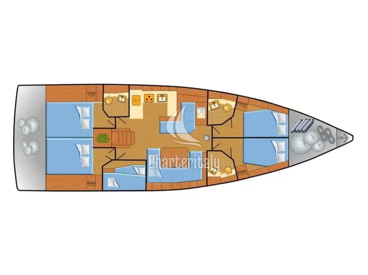 Oceanis 51.1 - Alboran Aperol (Las Galletas) - 3