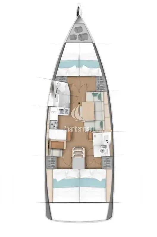 Sun Odyssey 440 - 4 cab. - Anda - 2