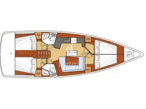 Oceanis 45 - Ayther - Standard line - 4