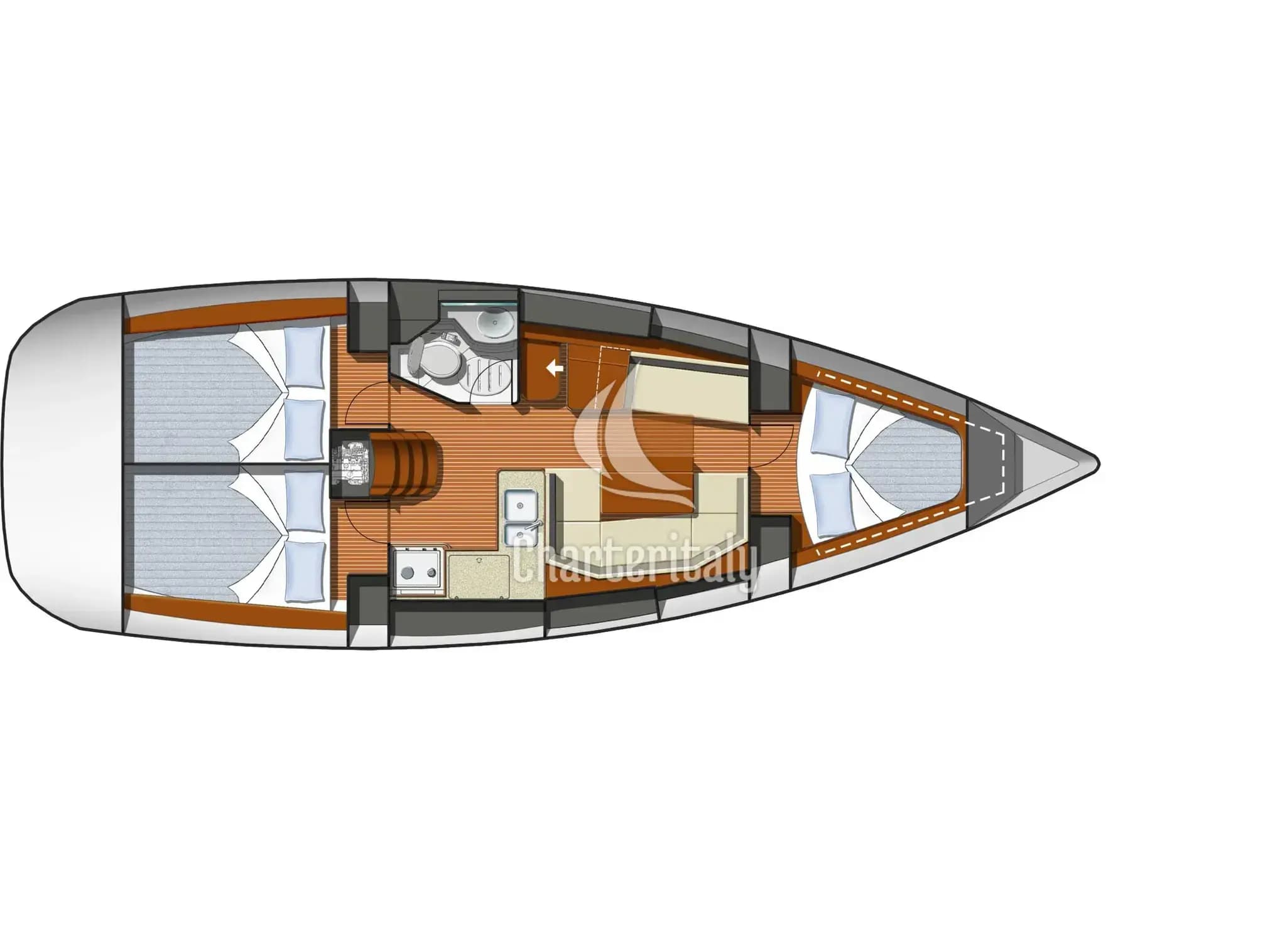 Sun Odyssey 36i - Mala - 9