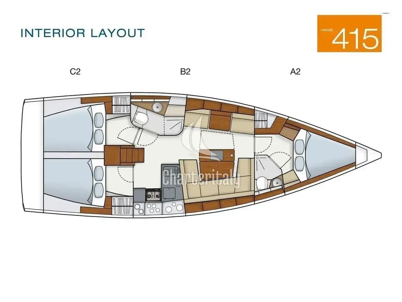 Hanse 415 - Kraken - 4