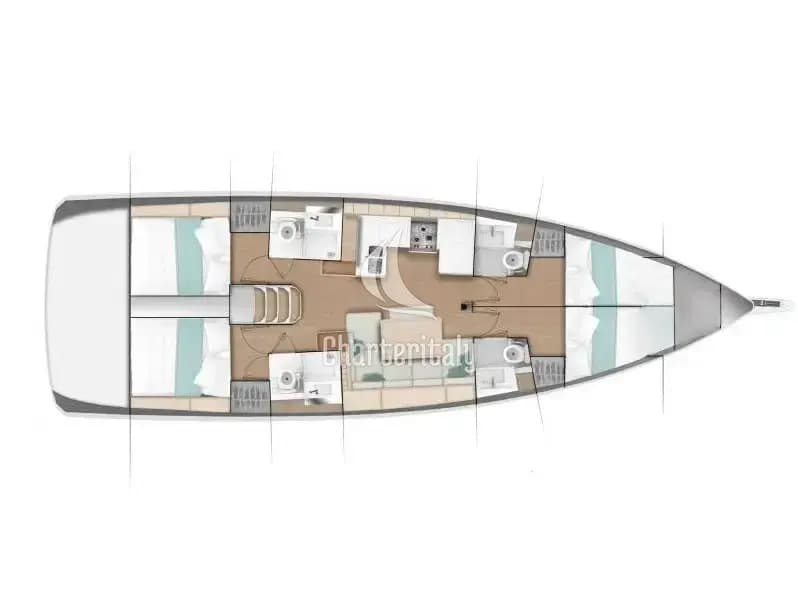 Sun Odyssey 490 - Vino Blanco (Radazul) - 2