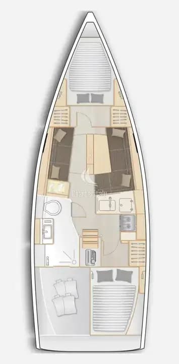Hanse 348 - 2 cab. - Bayolia - 2