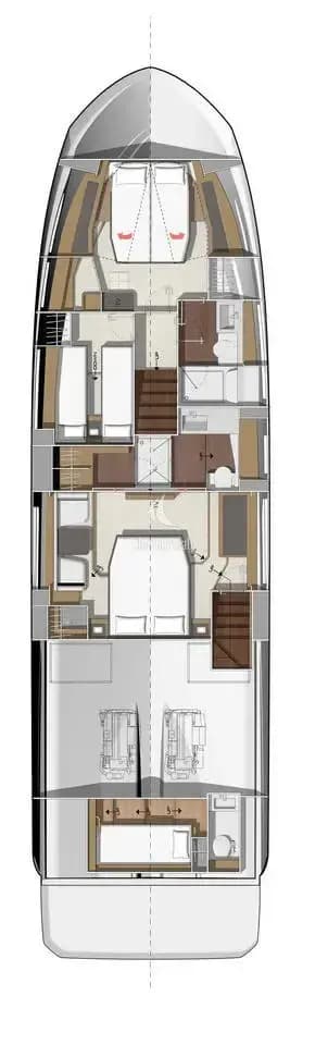 Prestige 520 Flybridge - 3 + 1 cab. - Baby Indy - 2